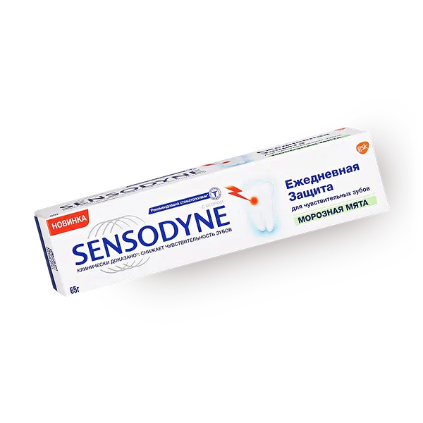 Зубная паста Sensodyne Ежедневная защита мягкая мята