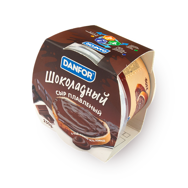 Сыр плавленый Danfor шоколадный