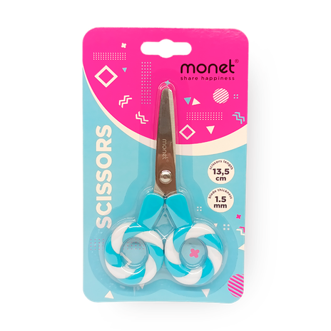 Ножницы Monet Blue Candy 13,5 см