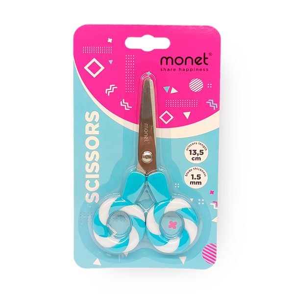 Ножницы Monet Blue Candy 13,5 см