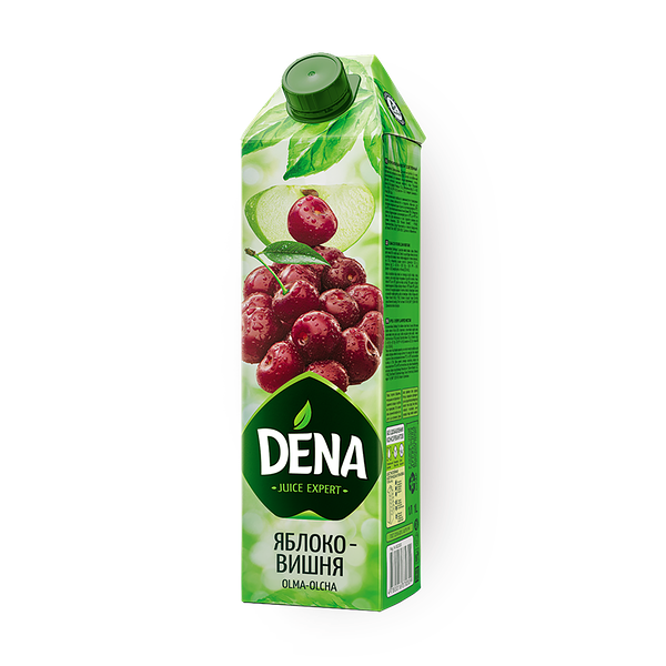 Нектар яблочно-вишнёвый Dena осветлённый