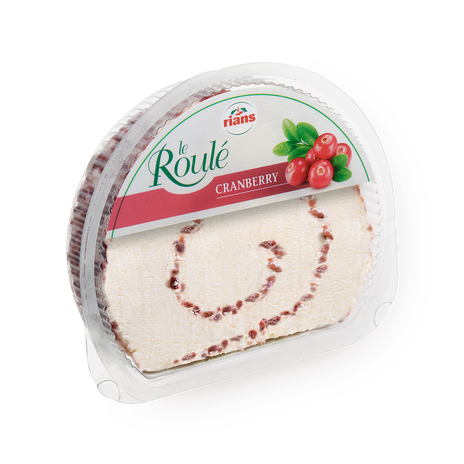 Сыр творожный Rians Руле Laiteries с кусочками клюквы