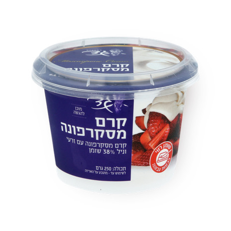 קרם מסקרפונה 38%