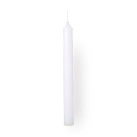 Свеча столовая Candles Asia белая