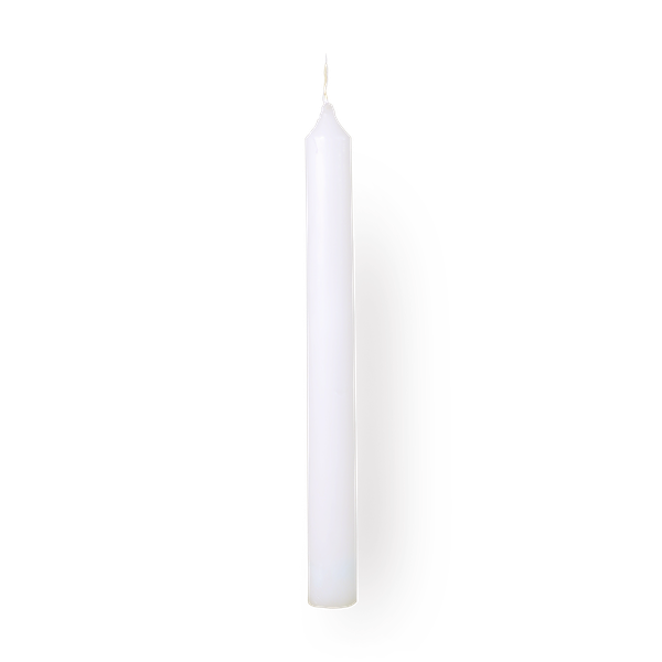 Свеча столовая Candles Asia белая