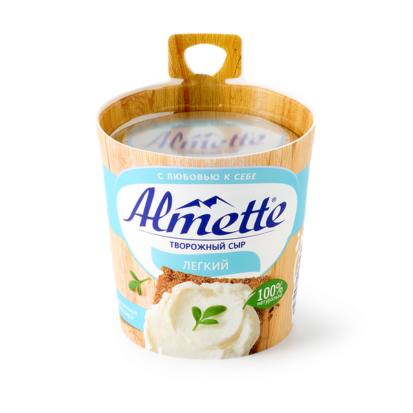 Сыр творожный лёгкий Almette 53%