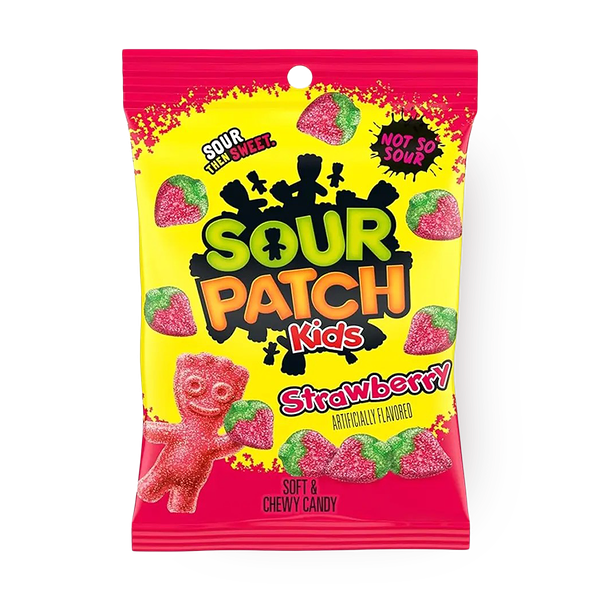 Конфеты жевательные Jelibon Sour Patch Strawberry