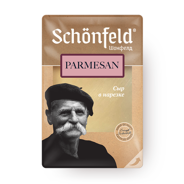 Сыр Пармезан Schonfeld 40% нарезка