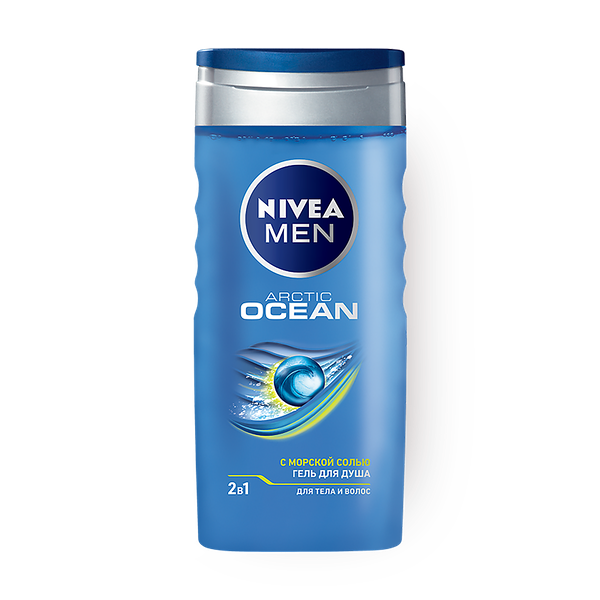 Гель для душа Nivea Men Ocean 2в1