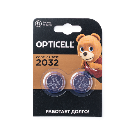 Батарейки Opticell CR 2032