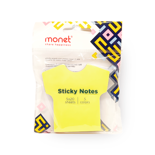 Стикеры самоклеящиеся Monet фигурные неон