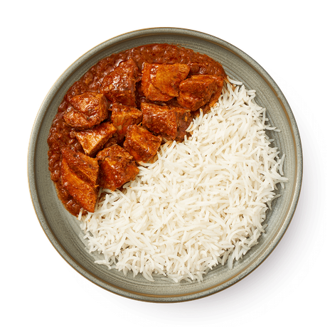 Тушёная баранина карри с рисом басмати Роган Джош Chindi Kitchen