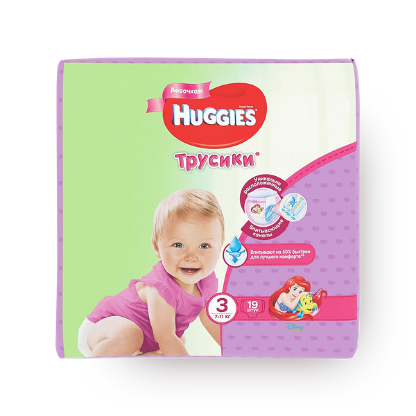 Подгузники-трусики Huggies 3