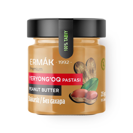 Паста арахисовая Ermak без сахара