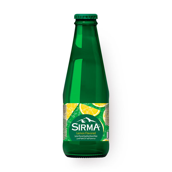 Вода минеральная Sirma лимон и витамин С плюс газированная