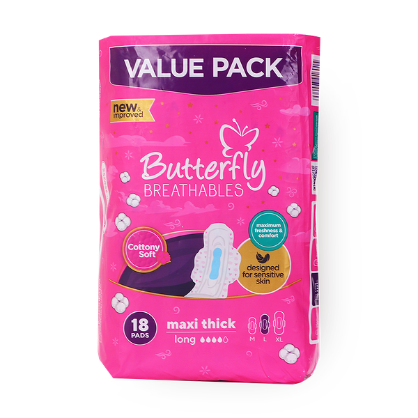 Прокладки женские Butterfly Cottony Maxi L
