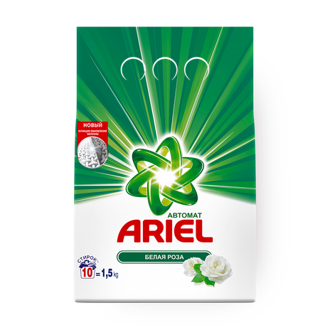 Стиральный порошок Ariel белая роза автомат