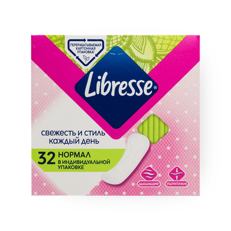 Прокладки ежедневные Libresse Dailyfresh Normal