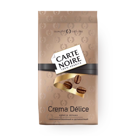 Кофе в зёрнах Crema Delice Carte Noire