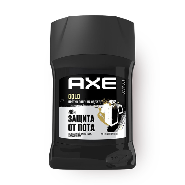 Дезодорант-антиперспирант Axe Gold против пятен на одежде стик