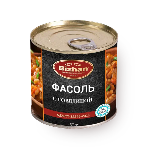 Фасоль с говядиной «Бижан»