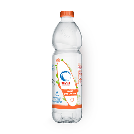 Neviot+ Peach flavored mineral water