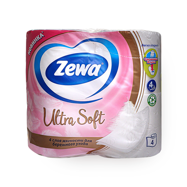 Туалет­ная бумага Zewa Ultra Soft