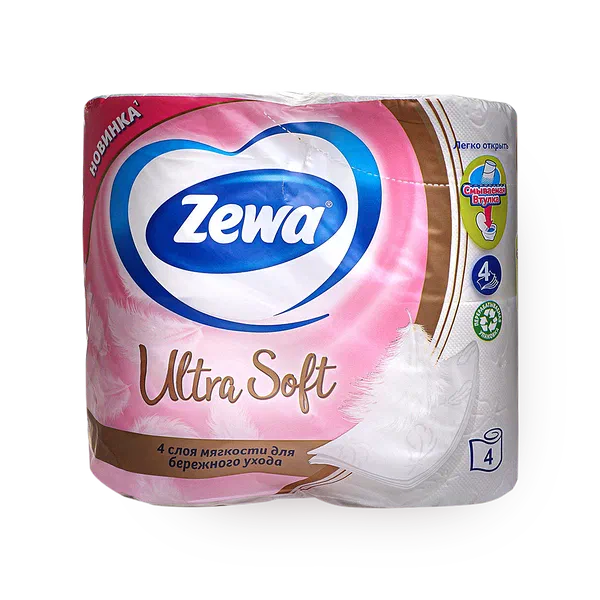 Туалетная бумага Zewa Ultra Soft