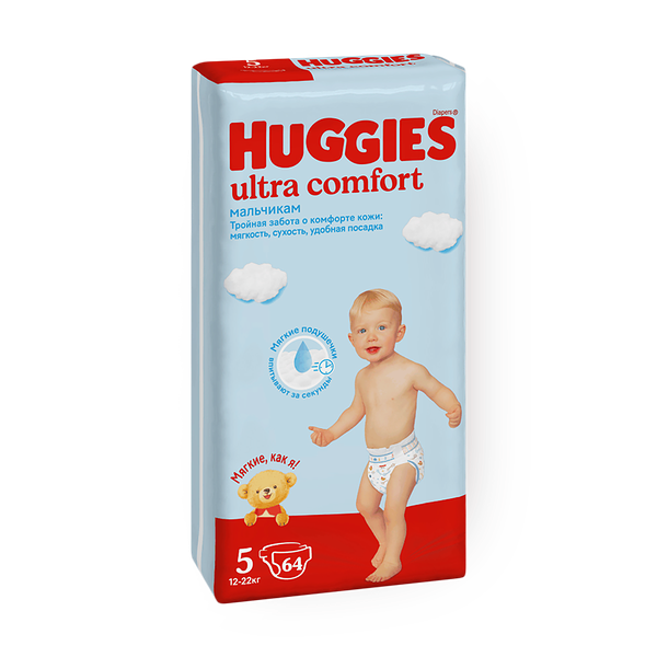 Подгузники Huggies Ultra Comfort 5 12-22 кг