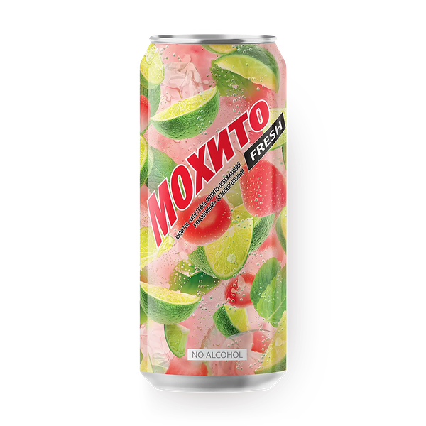 Напиток сокосодержащий Мохито «Очаково» Fresh клубника