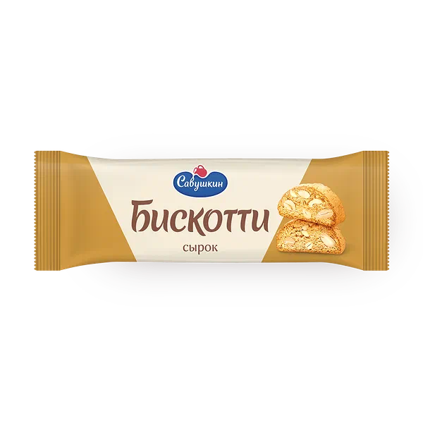 Сырок творожный «Савушкин» бискотти