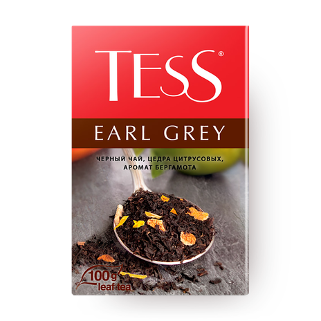 Чай чёрный Tess Earl Grey листовой