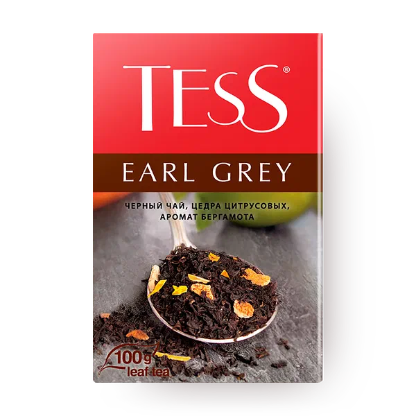 Чай чёрный Tess Earl Grey листовой