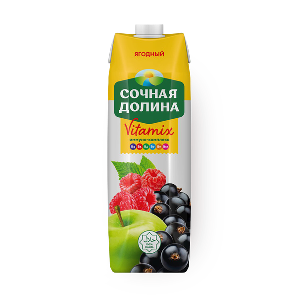 Сок Ягодный витамикс «Сочная долина»