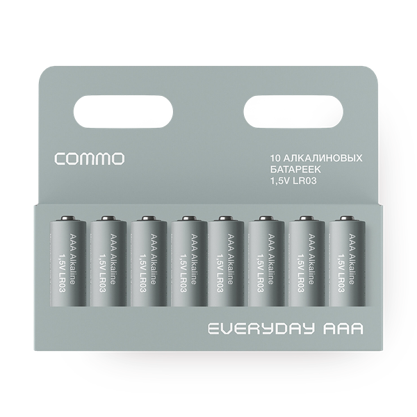 Батарейки алкалиновые Commo EveryDay ААА