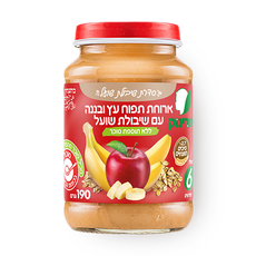 Prinok apple and banana with oats meal jar