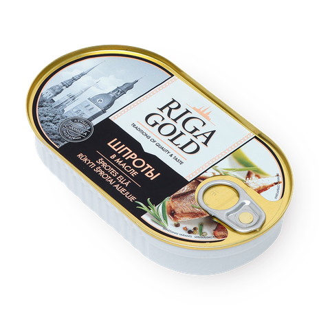 Шпроты Riga Gold  в масле