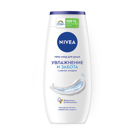 Гель-уход для душа Nivea Увлажнение и забота
