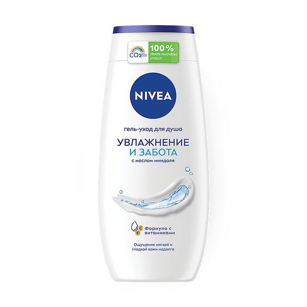 Гель-уход для душа Nivea Увлажнение и забота