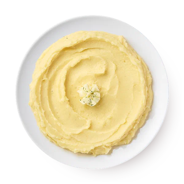 Картофельное пюре с зелёным сливочным маслом Damdala