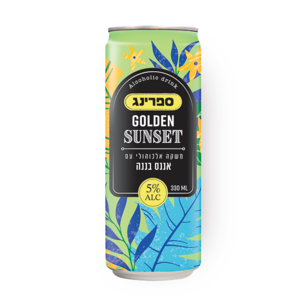 ספרינג אלכוהולי גולדן סנסט אננס בננה