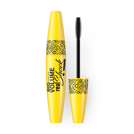 Тушь для ресниц Eveline Big Volume Real Shock чёрная