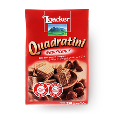 Loacker Quadratini Walnut wafers