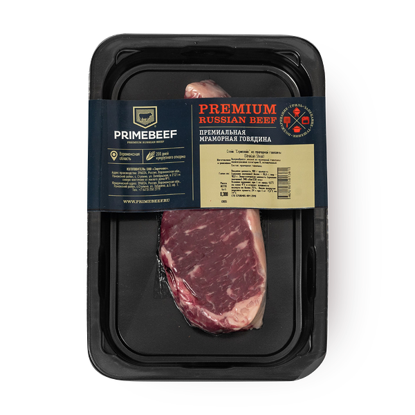 Стейк Стриплойн из мраморной говядины Primebeef