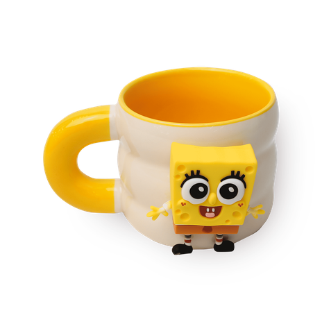 Кружка керамическая XJRJ жёлтая