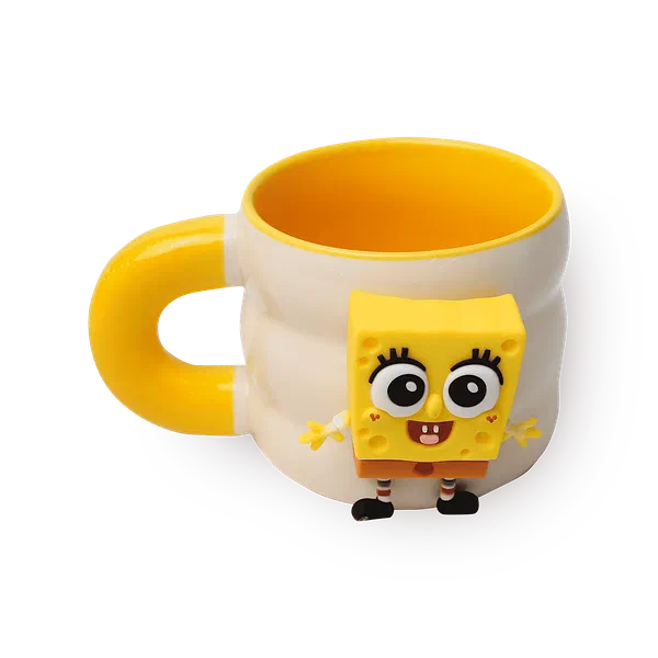 Кружка керамическая XJRJ жёлтая