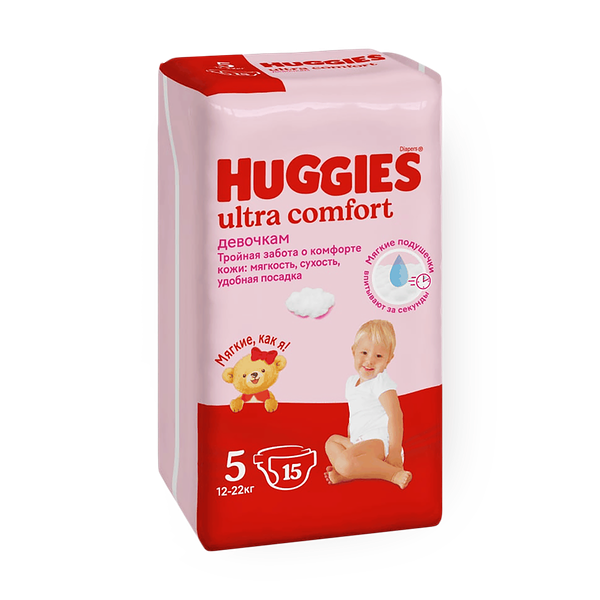 Подгузники Huggies Ultra Comfort 5 12-22 кг