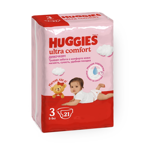 Подгузники Huggies Ultra Comfort 3 5-9 кг