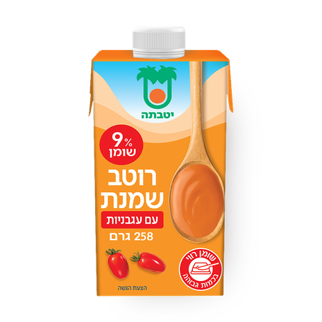 רוטב יטבתה שמנת עם עגבניות 9%