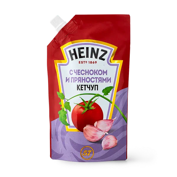 Кетчуп Heinz с чесноком и пряностями